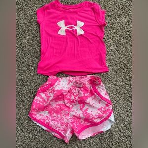 Girls Under Armour Shirt Short 2T